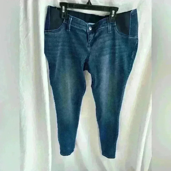 Isabel Maternity Elastic Waist Medium Wash Jeggings Size 6 - Picture 1 of 3